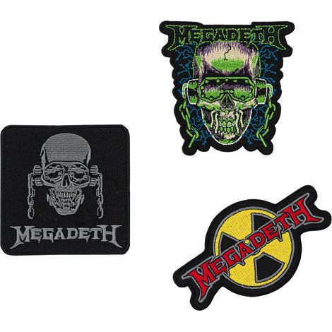 Set 3 parches Megadeth