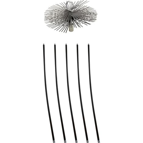 Reinigungskit mit Nylonkopf 250 mm – 5 Stäbe
