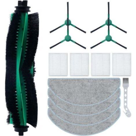 Accessory kit for iRobot Roomba Combo Essential Y0112/Y0110 robot vacuum cleaner, replacement parts: 1 main brush, 4 filters, 4 side brushes, 4 cleaning cloths, 1 cleaning brush (1/4)
