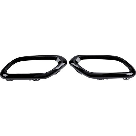 Couvercle revêtement échappement arrière remplacement, 2 pièces, pour classe GLC X254 C254 AMG Line 2023-2026 2548858300 2548858400, noir brillant (1/5)