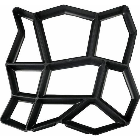 Green Mobility-Moule de pavage de jardin, moule moulu en plastique, moule de ciment, moule concret de plancher, modele A modele A (1/5)