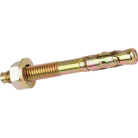 Boulon d'ancrage RS PRO, en Acier au carbone M12, 12mm x 120mm ( Prix pour Sachet de 5 )