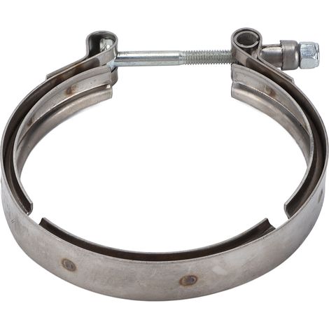 Bride de fixation V-band en acier inoxydable pour turbo Cummins HX40, collier d'échappement de remplacement haute performance, kit de serrage durable pour vanne turbo, compatible avec systèmes de sura (1/5)