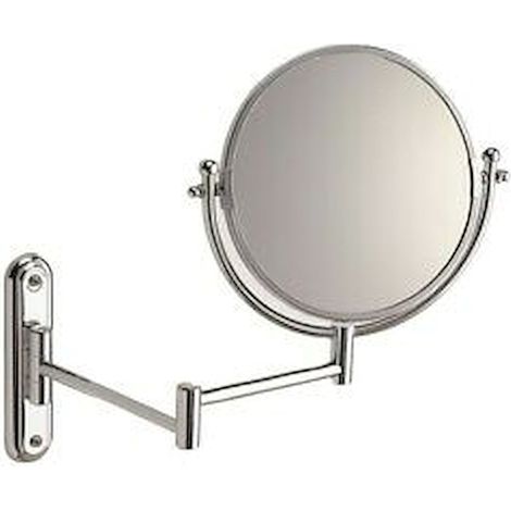 AQUASANIT Specchio ingranditore con snodo cromato codice prod: AV658BCR001