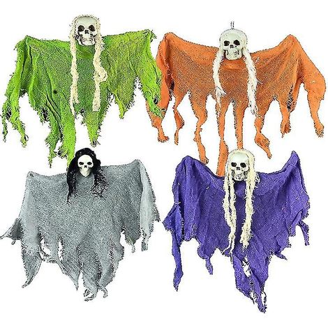 4-teilige Halloween-Hängedekoration für Halloween-Dekorationen