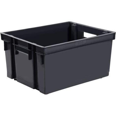 Contenitore stoccaggio eda 30 litri grigio 44.1 x 34.5 cm