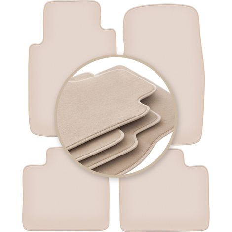 Tapis beiges PREMIUM pour : Mitsubishi Pajero II tout-terrain 1991-1999 (1/5)