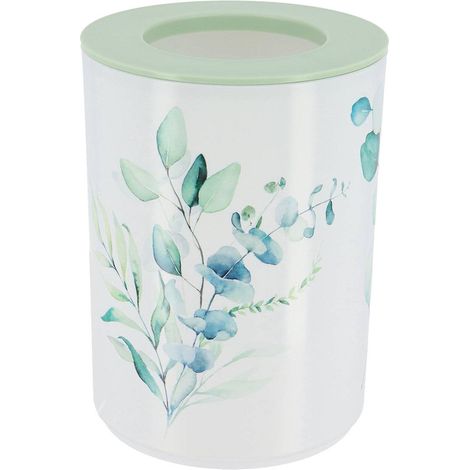 Bedruckter pp abfalleimer mit deckel 5l - aquarell - Tendance (1/2)