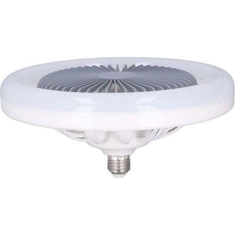Kleiner E27 30W LED-Deckenventilator mit Leuchte, verstellbar und leise, für Kinderzimmer/Schlafzimmer 85265V (1/5)