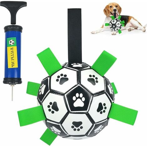 Dog Toy Ball Dog Toys Dog Soccer Ball with Gripping Tabs Interactive Dog Toy with Ball Pump and Needle Water Toy for Dogs (1/4)