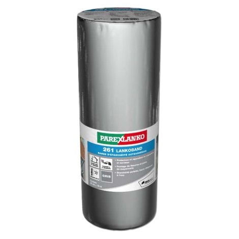 Selbstklebendes Dachdichtband 261 Lankoband Grau - 20cmx10m
