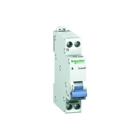 Schneider 20728 Multi9 click modular circuit breaker 1P+N 25A curve C