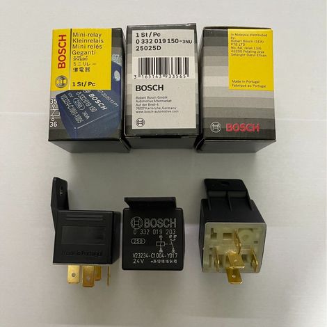 Bosch Relais V23234-C1004-Y017, Bosch 24V 5-poliges Parallelrelais 0332019203