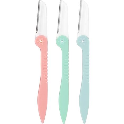 Rasoir pliable pour sourcils et visage pour femmes, rasoirs pour sourcils (1/4)