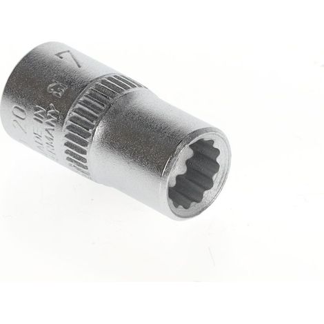 Llave de vaso Gedore d 20 7 acero vanadio cromado (1/4)