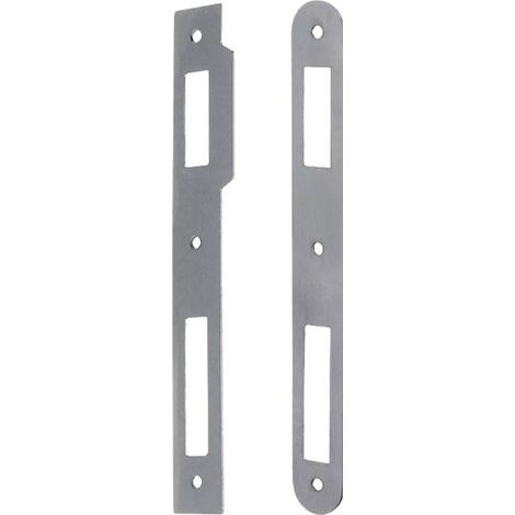 CONTROPIASTRA PER SERRATURA 'PATENT' B.T. ottonato verniciato - interasse 70 mm