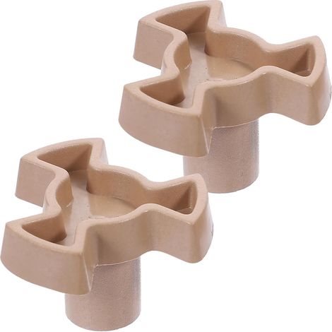 Micro-Drehtellerwelle comme Ersatzteil 2 Stück au Kunststoff mit Y-form for Stabile Support
