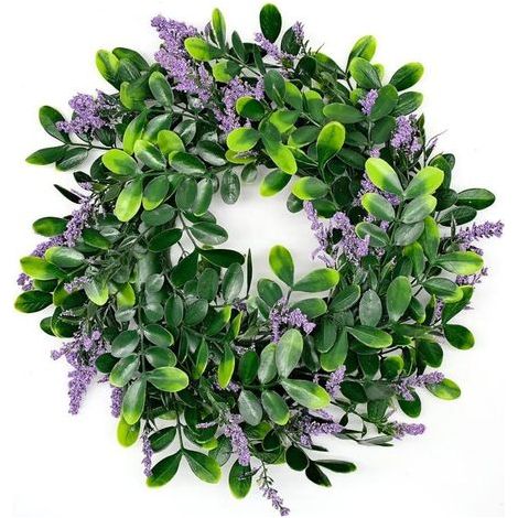 BelleRise – Künstlicher Kranz, Türgirlande, Willkommensschild, Kranzdekoration, künstlicher Blumenkranz (1/5)