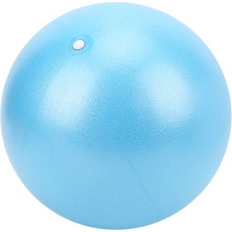 Ballon de yoga ultra-résistant de 25 cm, anti-explosion, idéal pour le Pilates, la grossesse et le fitness (bleu) (1/5)