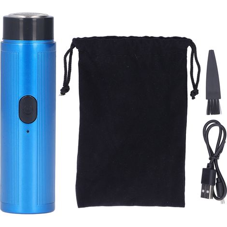 Rasoir Électrique Mini Portable Rechargeable Silencieux pour Hommes - Voyage Maison 3.7V Faible Bruit (1/5)