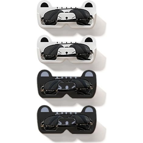 BRAVIX 4PCS Rangement Lunette de Soleil,Porte Lunettes,Boite a Lunette Mural,Porte Lunettes Suspendre Décoration D'intérieur Porte Lunettes Maison,Chambre,Salon