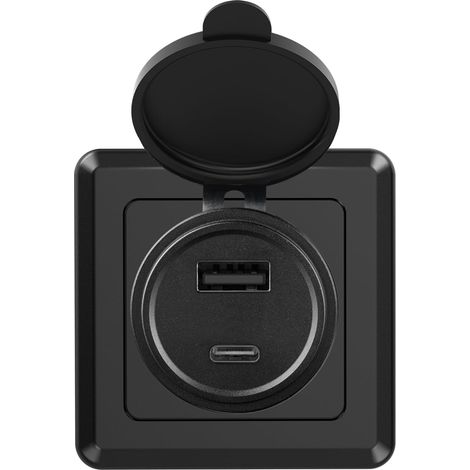 Prise USB 12v, Aluminium PD3.0 30W + QC3.0 18W (1/5)