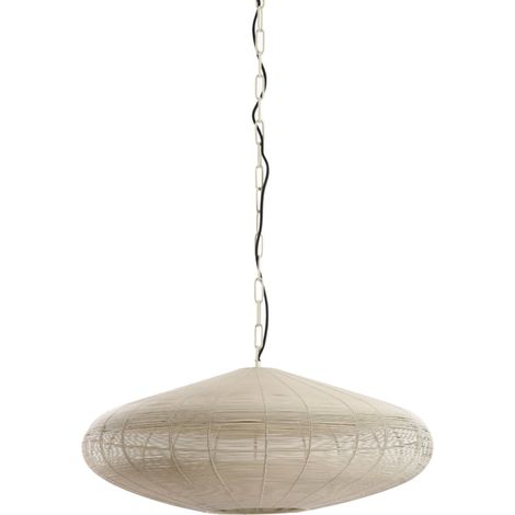 Light & Living - hängeleuchte - Bahoto - beige - metall - E27 -
