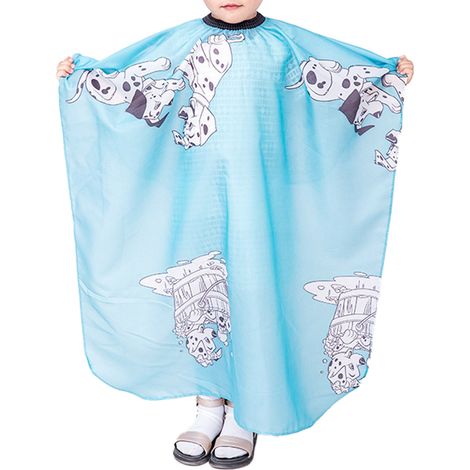 Cape Pour Enfant - Cape Coiffure Anti-Taches Et Imperméable - Pour Coupe De Cheveux À Domicile Ou En Salon - 1 Pièce (1/5)
