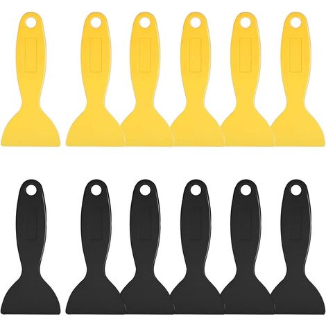 Ensemble de spatules en plastique, spatule d'impression 3D, couteau en plastique, grattoir en résine flexible, spatule en plastique, outils de suppression de bulles d'air, outil d'installation pour im