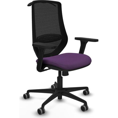 Piqueras-y-crespo Ergonomischer Bürostuhl Violett Komfort