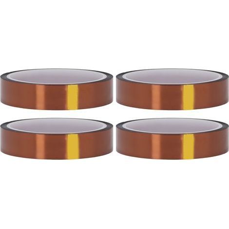 4 Stück antistatisches PI-Klebeband, hochtemperaturbeständiges Polyimid-Isolierband, Breite 20 mm / 0,8 Zoll (1/5)