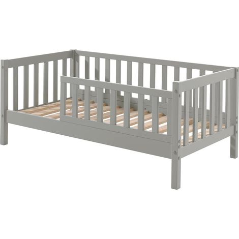 SCOPE - Lit Junior 70x140cm Gris Barrières Verticales (1/2)