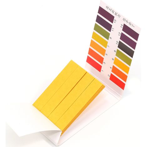 WALRONT 1 jeu de 80 bandelettes de test pH (1-14) pour l'eau et l'acidité alcaline (1/5)