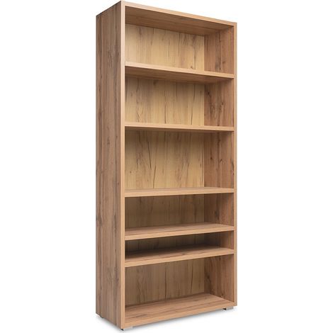 Etagère 85 cm 6 niches naturel (1/5)