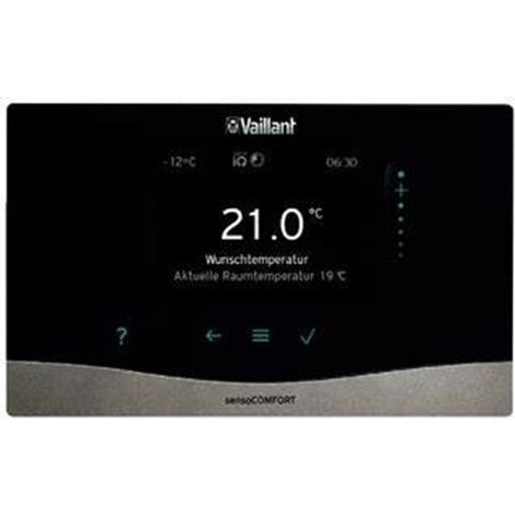Centralina climatica con sonda esterna a onde radio - Vaillant sensoCOMFORT 720f