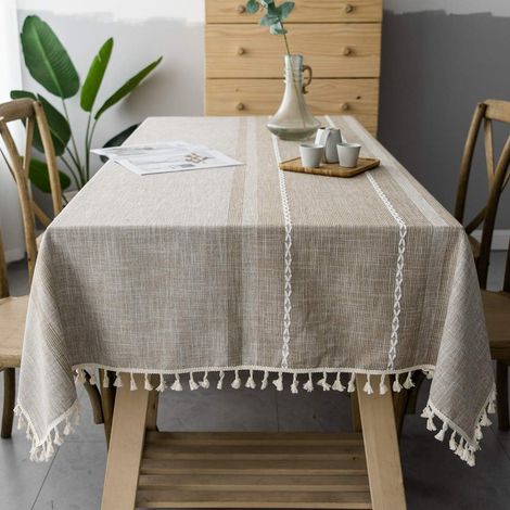 Linge de table coton 140x200 cm pour café asymétrique (1/3)