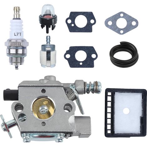 Carburateur CS3000 WT-589 pour tronçonneuse Echo CS-341 CS-345 CS-346 CS-3000 CS-3450 CS-3400 avec filtre à air et carburant, ampoule d'amorçage, remplacement A021000232 A021000230 (1/5)