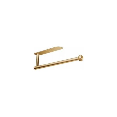 Goldfarbener, 33,5 cm großer Wand-Papierhandtuchhalter für die Küche, zum Kleben oder Anschrauben, Edelstahl (1/5)