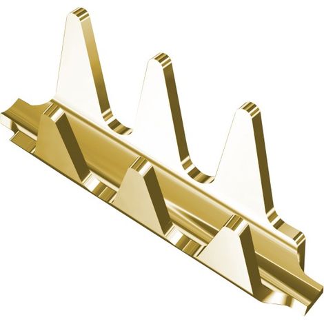 Terminale Puntale Caimano sezione 0,75-1,00 ottone