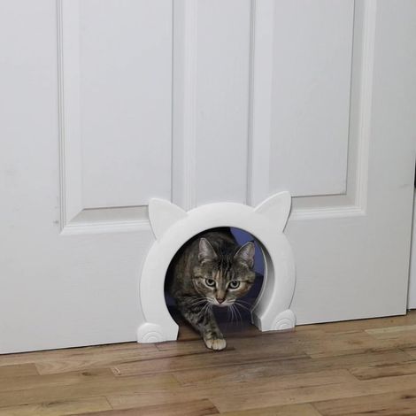chat chatière adaptée aux chats de petite, moyenne et grande taille, pour toilettes, maison et bassin (1/5)