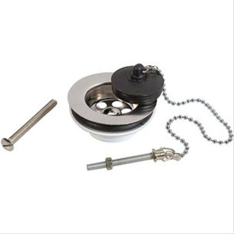 Bonde plastique à bouchon, Ø 63 mm