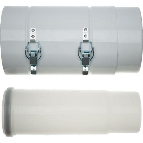 Brötje Langmuffe konzentrisch DN 80/125, PPs/Aluminium (1/3)
