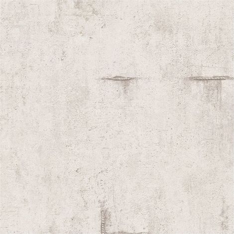 Unicolour wallpaper wall Profhome 790851 hot embossed non-woven wallpaper slightly textured in concrete look and metallic highlights grey silk grey grey white silver 5,33 m2 (1/5)