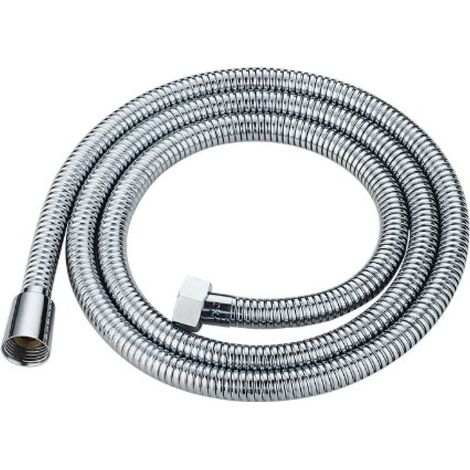 Flexible de douche – Tressé en acier inoxydable antidéflagrant – Filetage universel 1/2 pouce – Pour chauffe-eau et douches – 1,5 m (1/5)