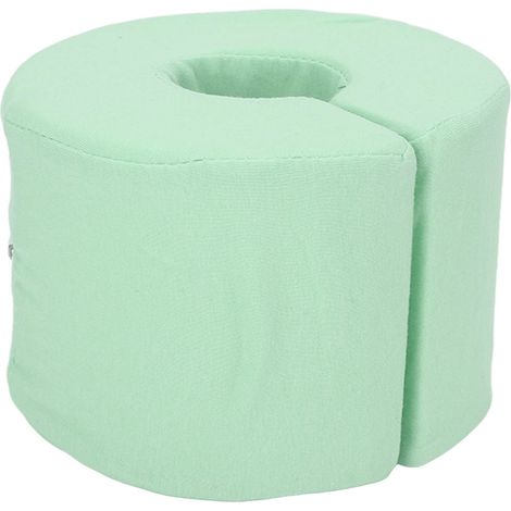 Oreiller de surélévation pour chevilles avec housse lavable - Soulagement des douleurs et récupération - Coussin orthopédique vert pour pieds (1/5)