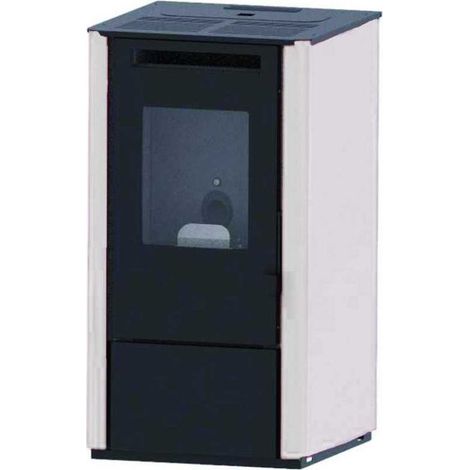 Punto Fuoco Vania Stufa a Pellet 9,5 kW colore Bianco