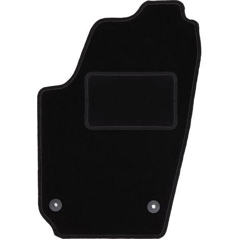 Tapis conducteur noir pour : Seat Ibiza III 6L à hayon (2002-2008)