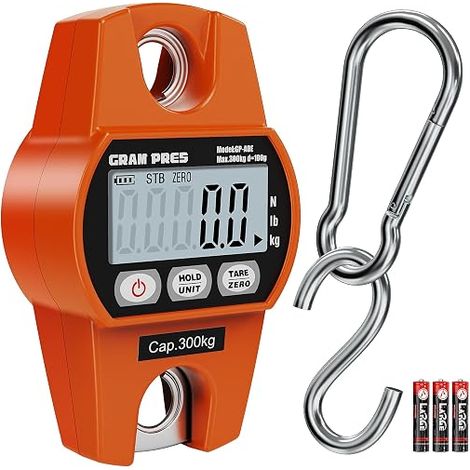 Digital Hanging Scale Mini Crane Scale 660LB/300KG (1/5)