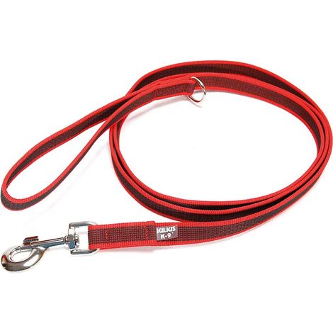Rot - Julius K9 Leine Color & Gray super grip 120 mt für Hunde max Gewicht 30 kg (1/4)