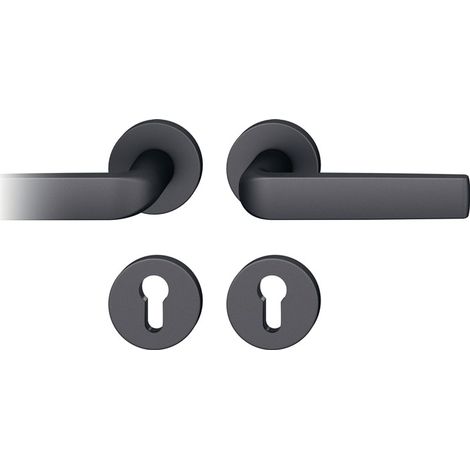 Rosette de porte 12 1267 Alu.0810 rond.PZ DIN G/D (1/3)